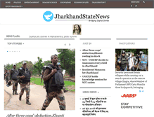 Tablet Screenshot of jharkhandstatenews.com